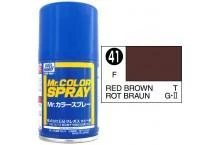 Mr. Hobby MR COLOR SPRAY 100ML RED BROWN FLAT # 041