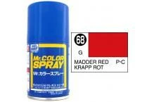 Mr. Hobby MR COLOR SPRAY 100ML RED MADDER GLOSS # 068