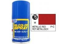 Mr. Hobby S75 Mr. Color Spray Metallic Red (Metallic/Primary)
