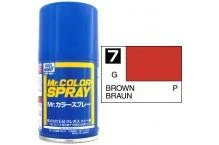 Mr. Hobby MR COLOR SPRAY 100ML BROWN GLOSS # 007