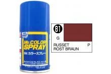 Mr. Hobby MR COLOR SPRAY 100ML RUSSET GLOSS # 081