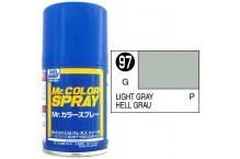 Mr. Hobby S97 Mr. Color Spray Light Gray (Gloss/Train)