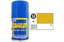 Mr. Hobby MR COLOR SPRAY 100ML GOLD METALLIC # 009