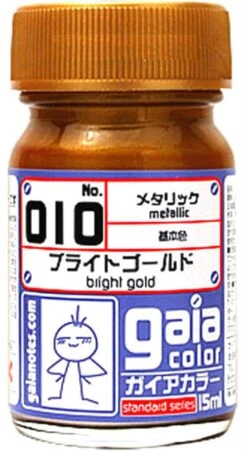 Gaia Metallic Color 010 Bright Gold 15ML