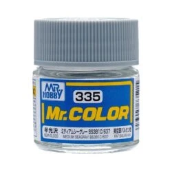 Mr. Hobby GNZ-C335 Semi Gloss Medium Seagray BS381C 637 10ml