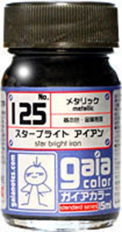 Gaia Metallic Color 125 Star Bright Iron 15ML
