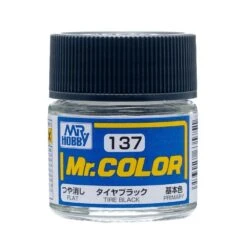 C137 Mr. Color Tire Black (Flat/Aircraft Car)