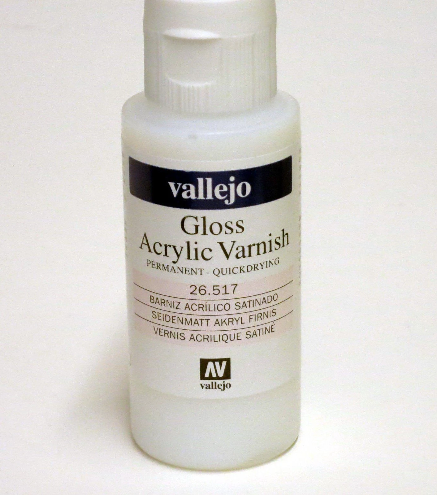 Vallejo GLOSS Acrylic Varnish 2oz / 60ml 26.517 26517 UV Restistant Clear Coat 1 Vallejo GLOSS Acrylic Varnish 2oz / 60ml 26.517 26517 UV Restistant Clear Coat