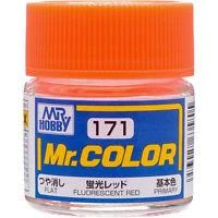 Mr. Hobby GNZ-C171 Semi Gloss Fluorescent Red 10ml