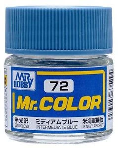 Mr. Hobby C72 Semi Gloss Intermediate Blue 10ml