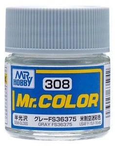 Mr. Hobby C308 Semi Gloss Gray FS36375 10ml