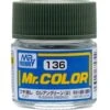 Mr. Hobby GNZ-C136 Flat Russian Green (2) 10ml
