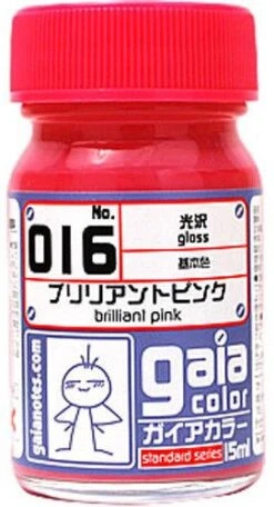 Gaia Base Color 016 Gloss Brilliant Pink 15ML