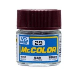 Mr. Hobby GNZ-C29 Semi-Gloss Hull Red 10ml
