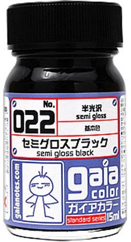 Gaia Base Color 022 Semi-Gloss Black 15ML 1 Gaia Base Color 022 Semi-Gloss Black 15ML