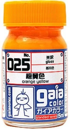 Gaia Base Color 025 Gloss Orange Yellow 15ML