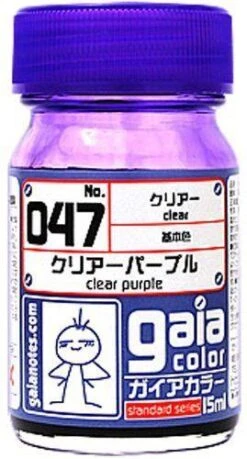 Gaia Clear Color 047 Clear Purple 15ML