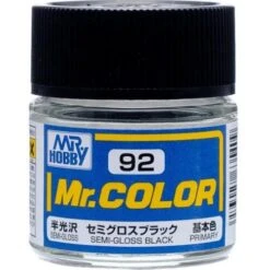 C92 Semi Gloss Black 10ml