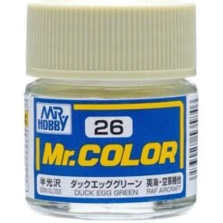 Mr. Hobby C26 Semi-Gloss Duck Egg Green 10ml