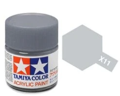 STEVENS Tamiya Color Chrome Silver Mini Acrylic Gloss Finish X-11