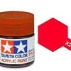 STEVENS Tamiya Color Clear Red Mini Acrylic Gloss Finish X-27