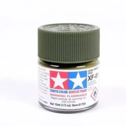 STEVENS Tamiya Color Dark Green 2 Mini Acrylic Matte Finish XF-81