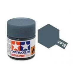 STEVENS Tamiya Color Medium Blue Mini Acrylic Matte Finish XF-18