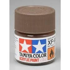STEVENS Tamiya Color NATO Brown Mini Acrylic Matte Finish XF-68