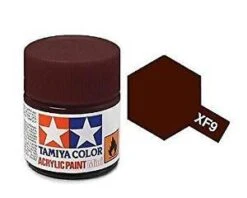 STEVENS Tamiya Color Hull Red Mini Acrylic Matte Finish XF-9